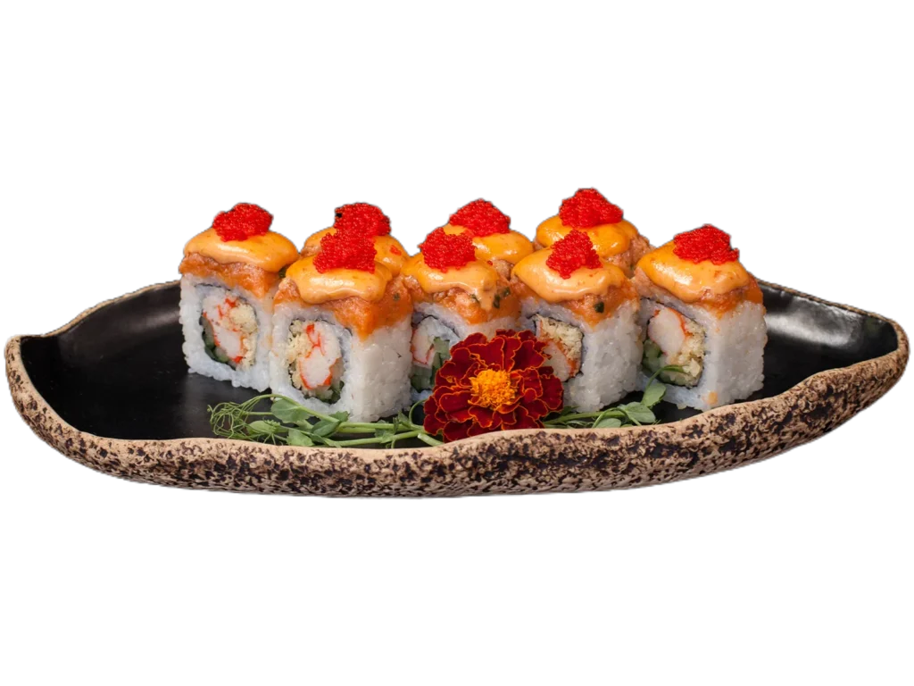 Aburi Salmon Lava Roll