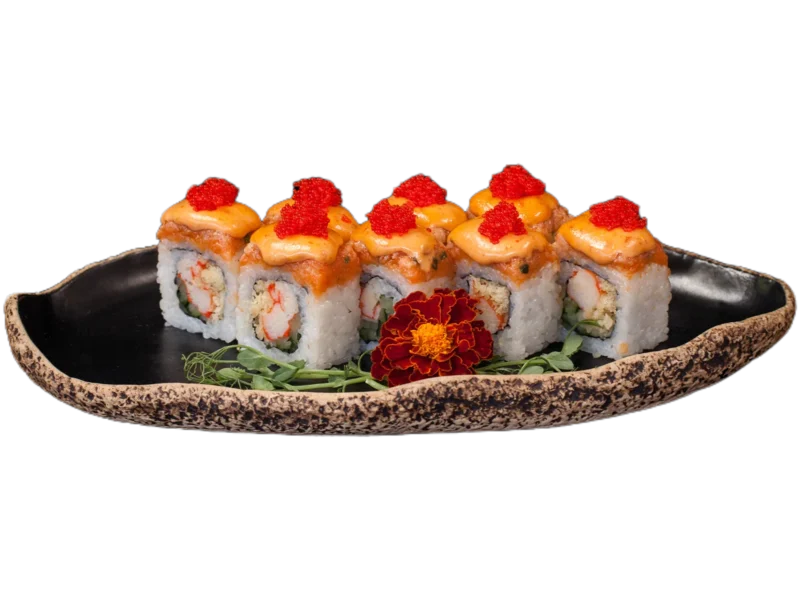 Aburi Salmon Lava Roll