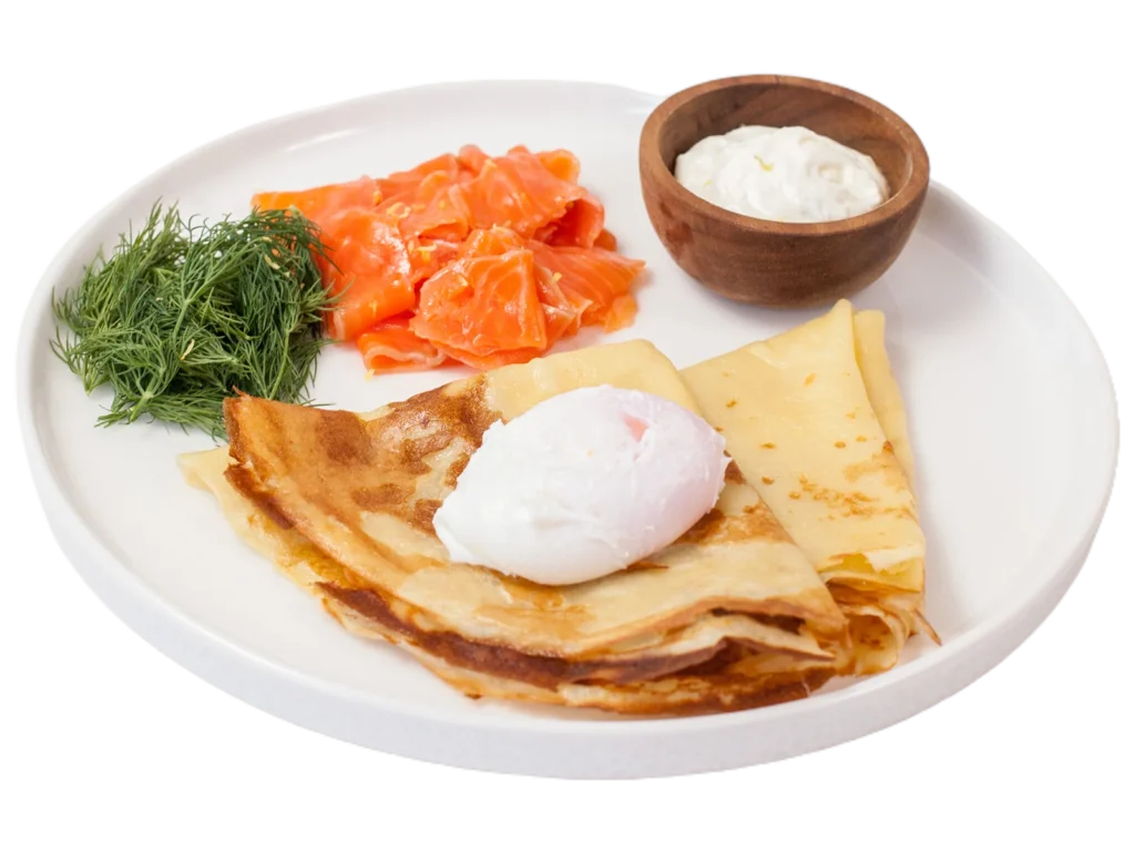 Salmon Crepe Rolls