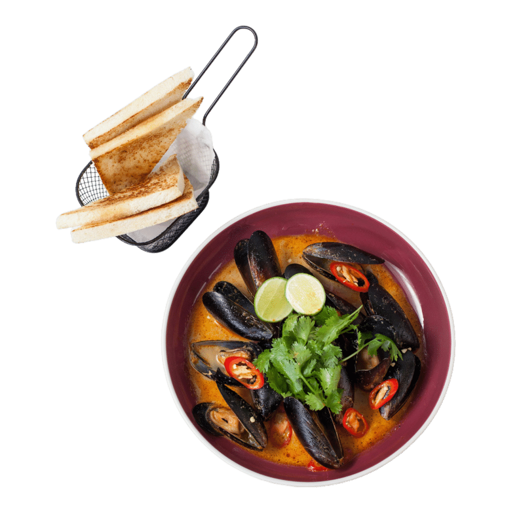Black Mussels Tom Yum