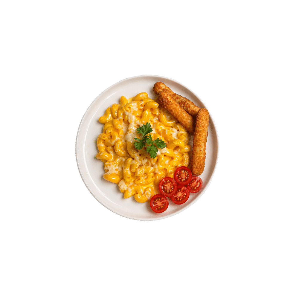 Kids Mac and Cheese with Nuggets